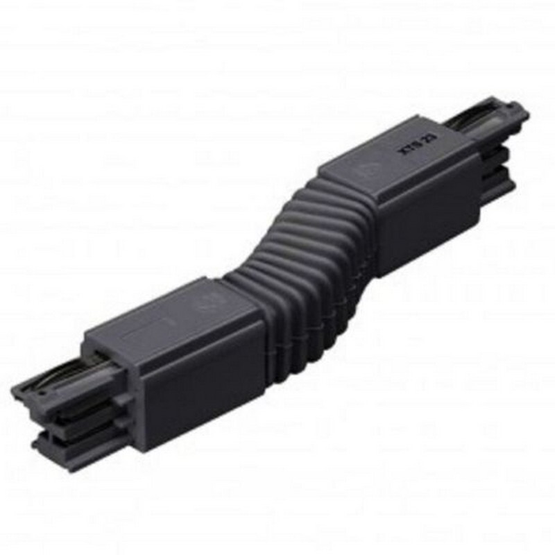 NORDIC ALUMINIUM GLOBAL Trac XTS23-2 - Flex-Connector Nero per Binario Alu