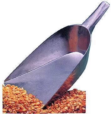13429 SESSOLA IN ALLUMINIO FONDO PIATTO PER FARINA E CEREALI CM. 20X30