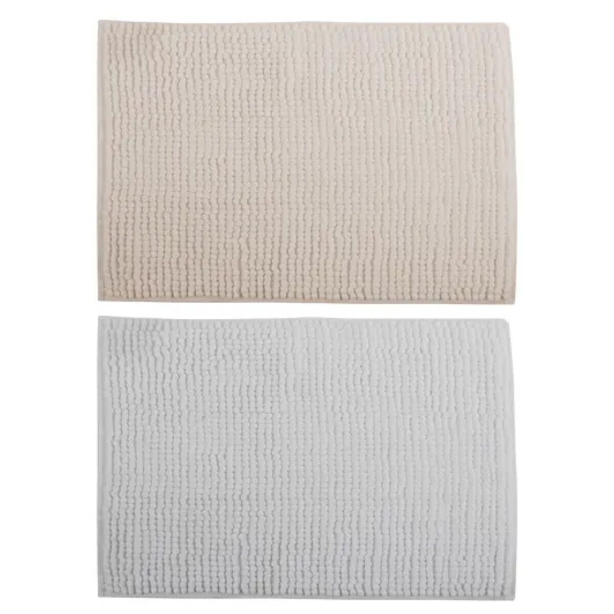 TAPPETINO DA BAGNO MODELLO CHENILLE CM.40X60 TORTORA  Idroweb