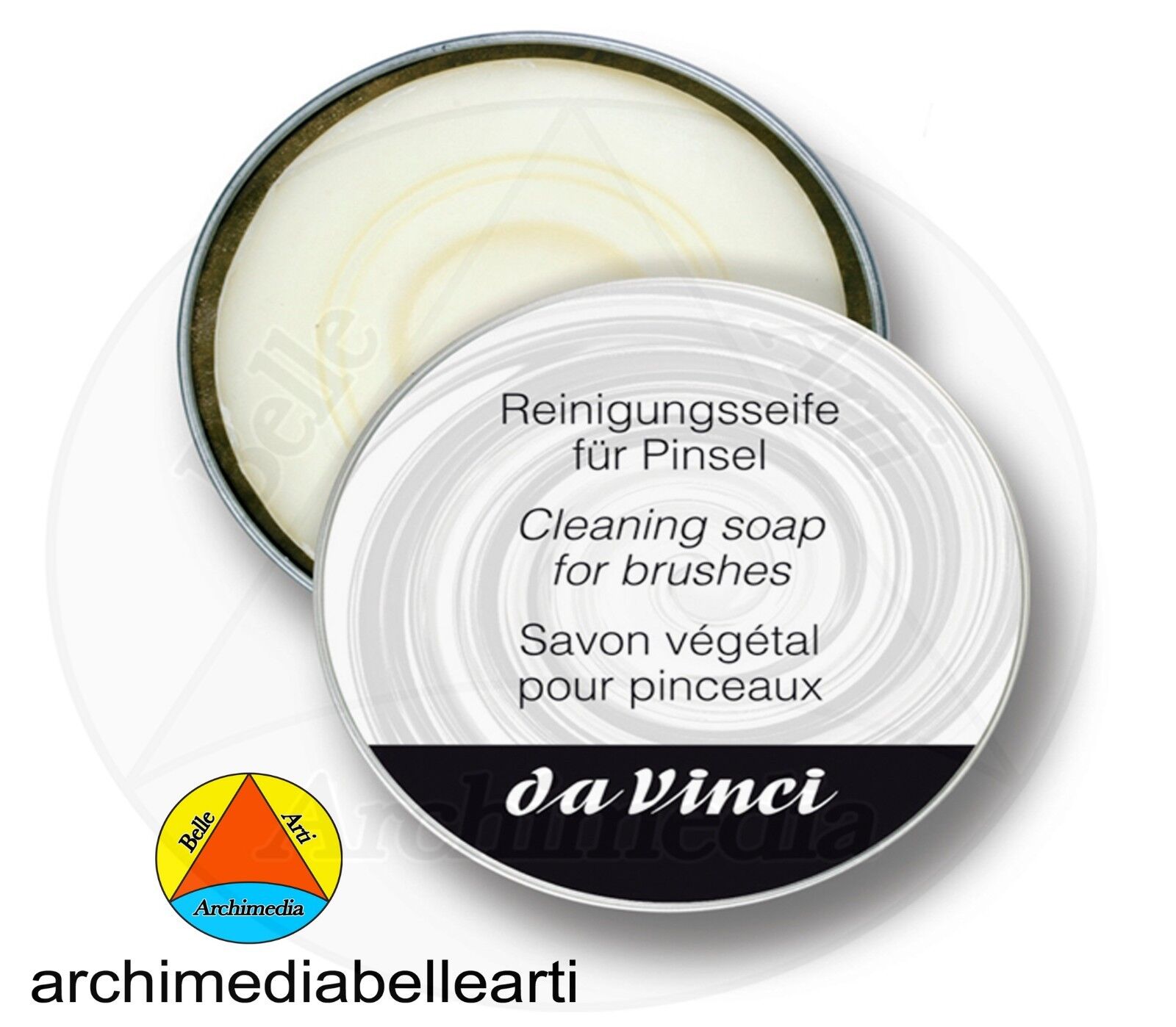 Sapone Vegetale Cleaning soap DaVinci Pulizia Pennelli 85gr