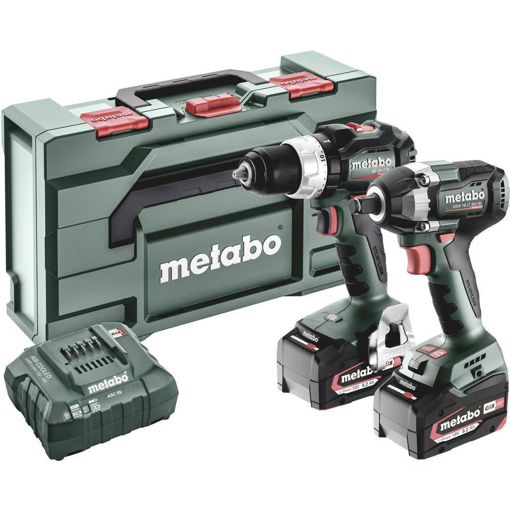 Metabo BSLBL+SSWLT300BL 685203000 Trapano avvitatore a batteria, Avvitatore a