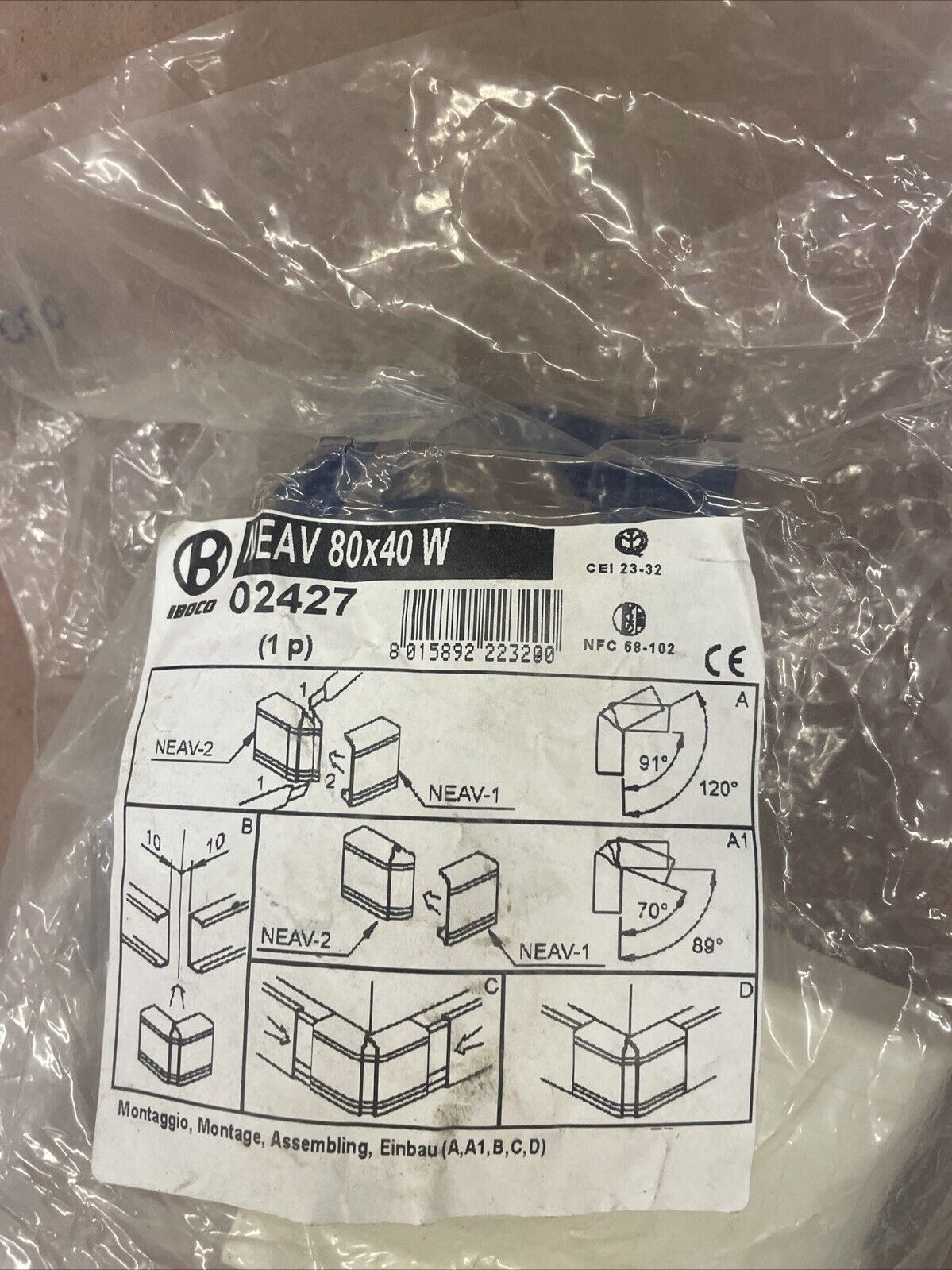 BOC NEAV 80X40 W ANG.EST.VAR.TA 02427