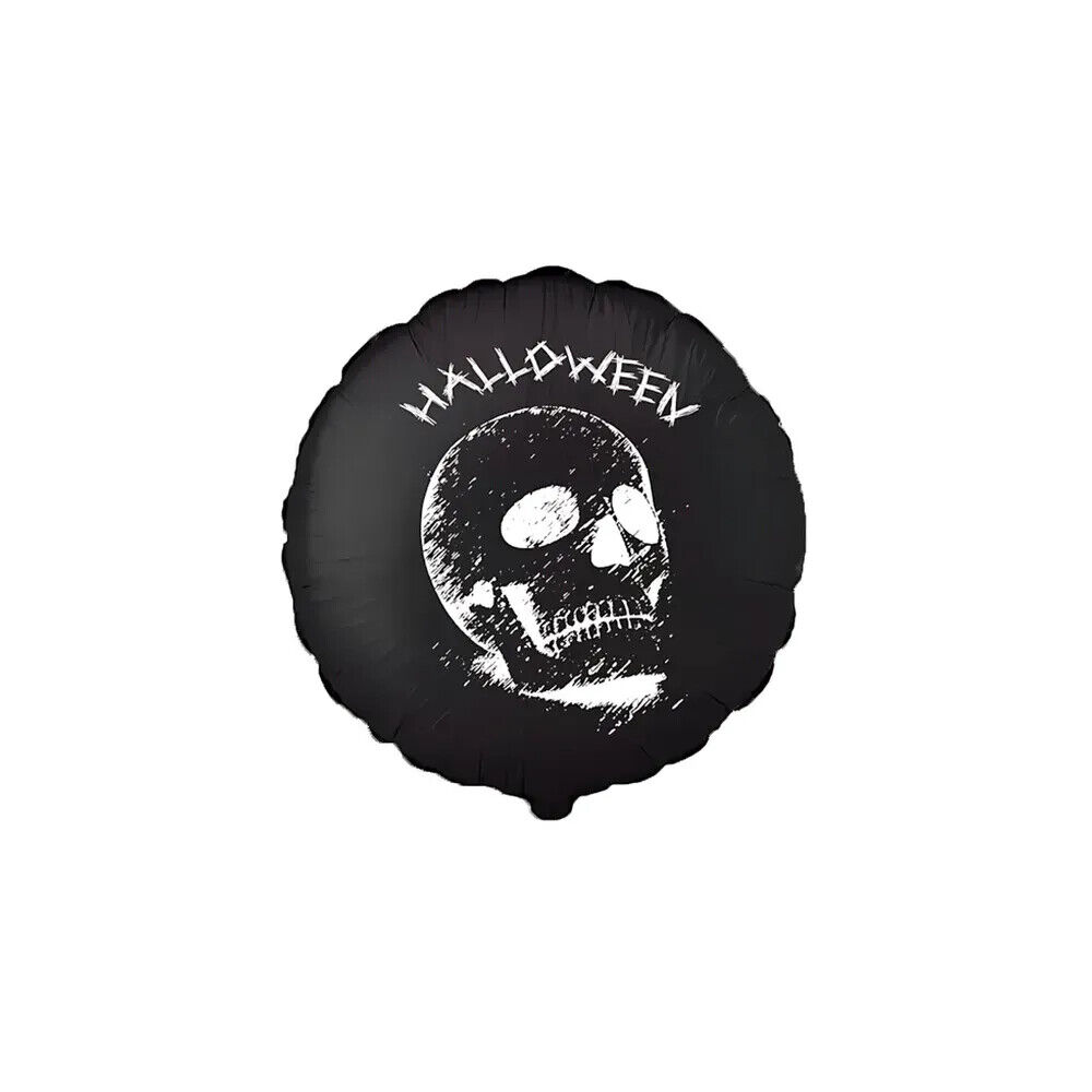 Palloncino Halloween Teschio standard shape 18" (45cm) in mylar, 1pz.