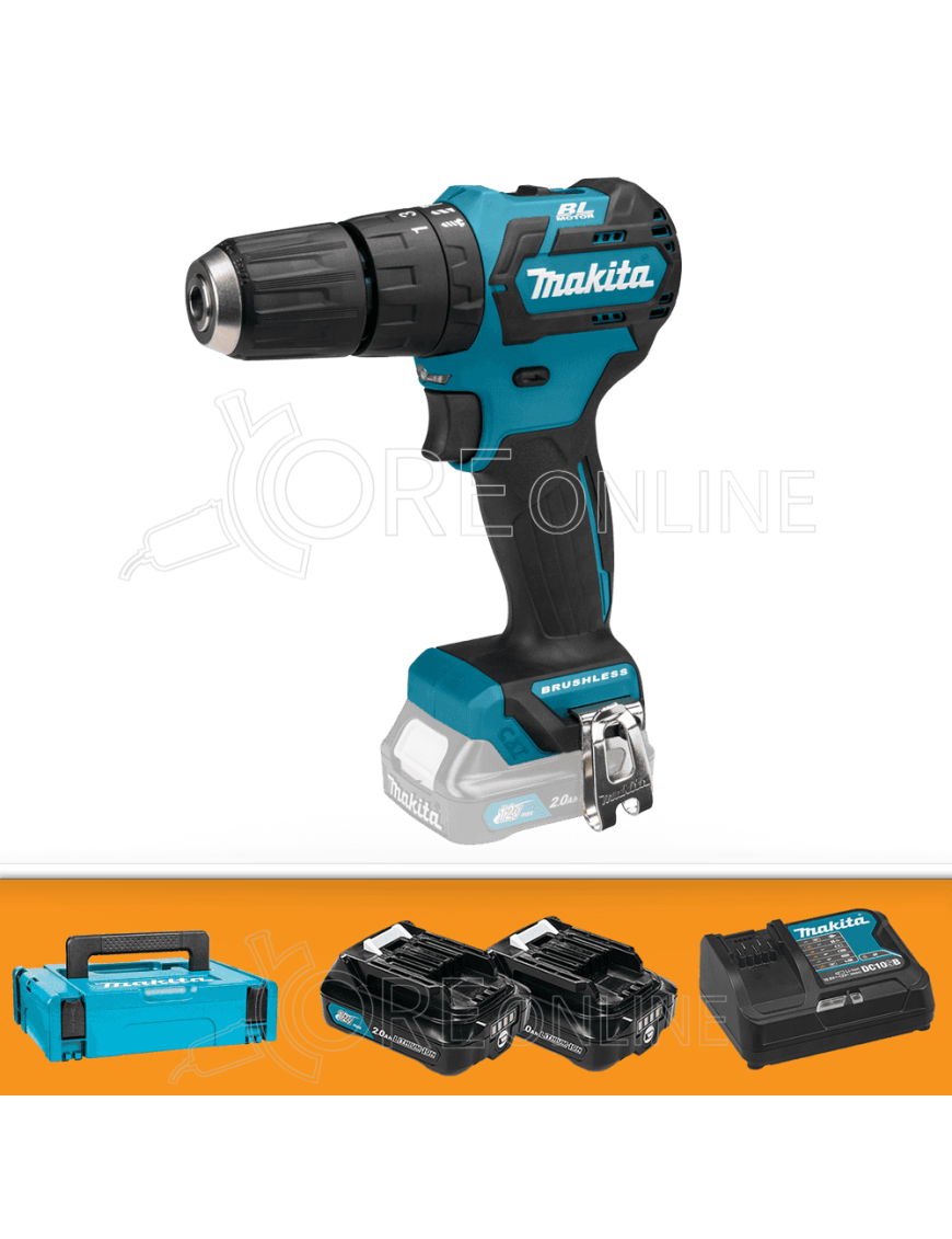 Trapano avvitatore con percussione Makita® HP332DSAJ