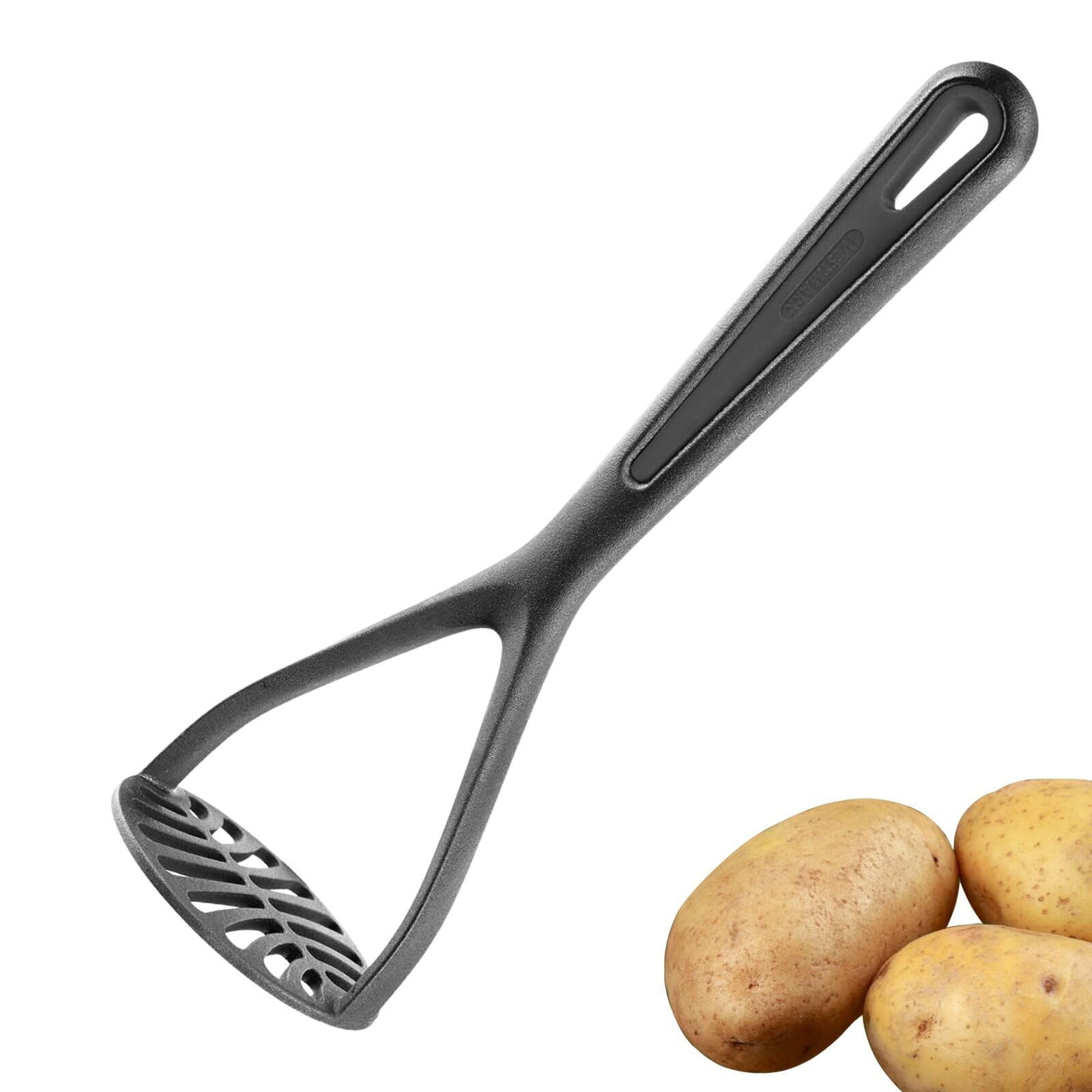 Westmark Potato Masher, Length: 27.5 cm, Gentle, Black, 28632270 Potato Masher G