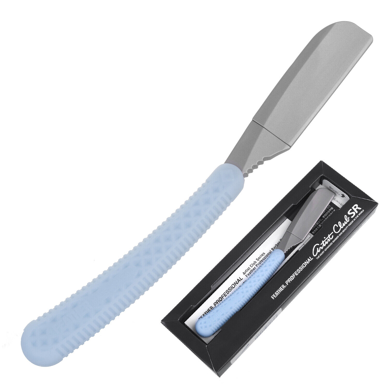 Rasoio Feather Artist Club SR acciaio resina ACSR-NBL