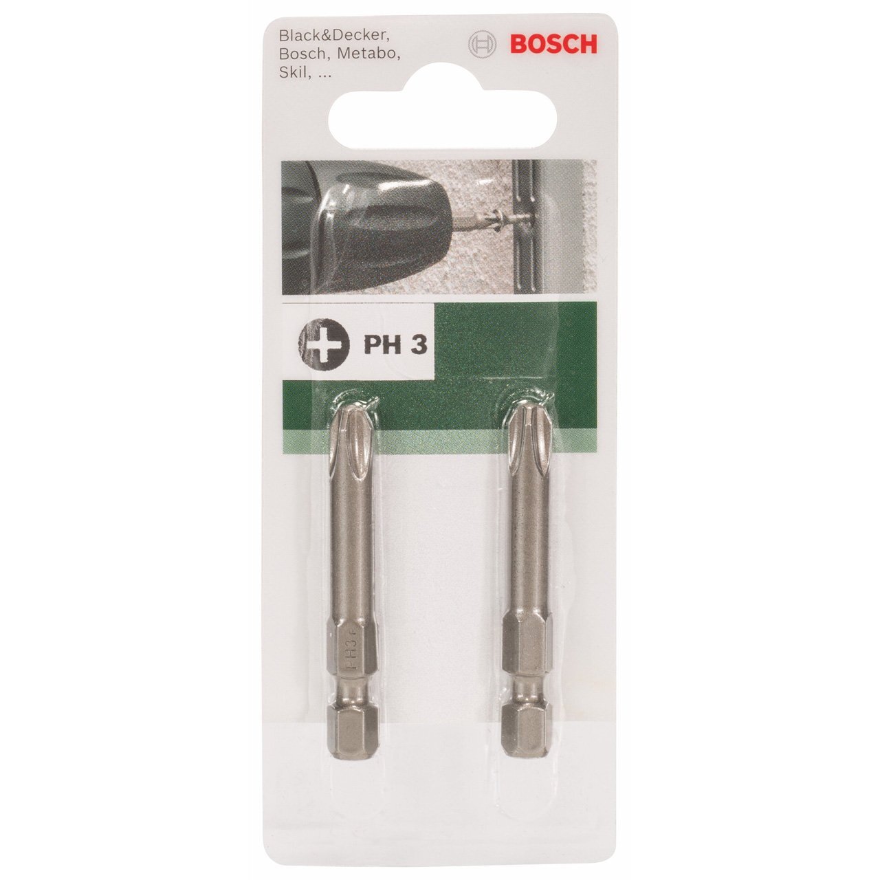 Bosch SET DI 2 PUNTE CACCIAVITI PH3 49mm 2609255921