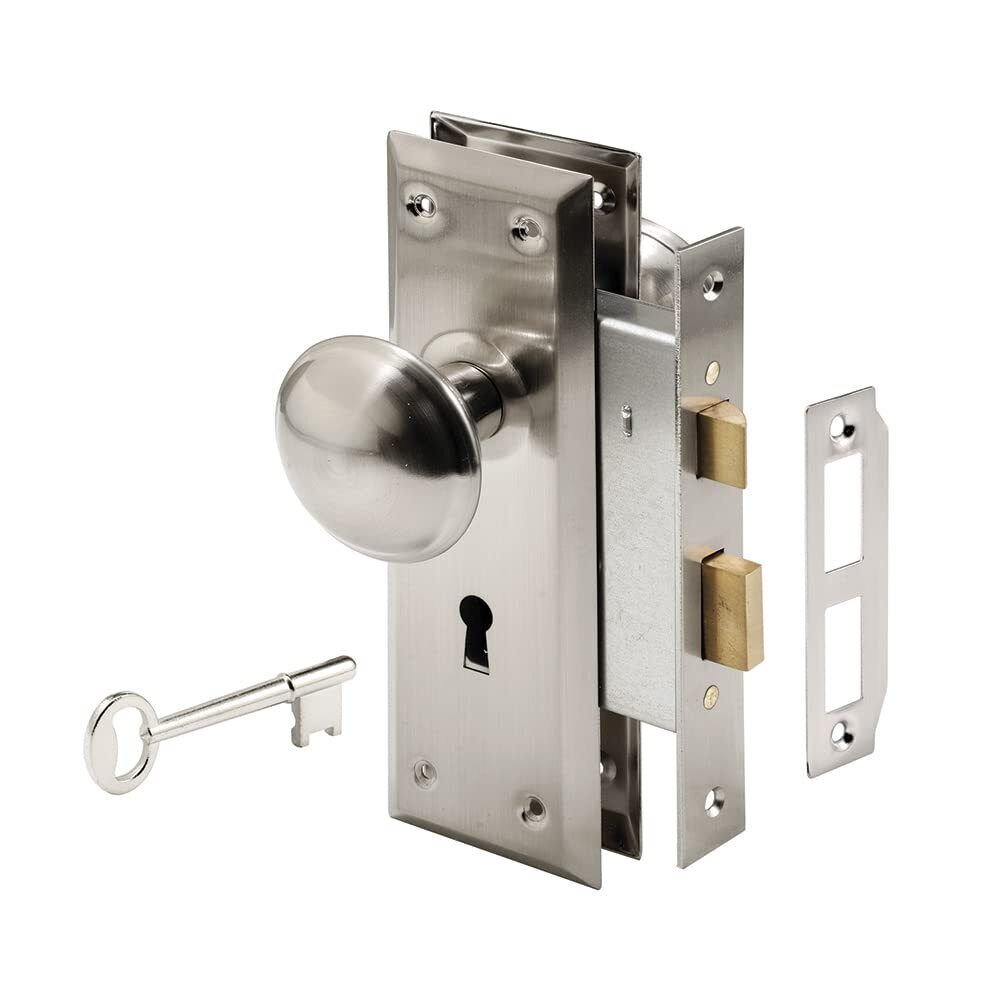 prime-line Products e 2330 Keyed Mortise set, finitura in nichel satinato (m8F)