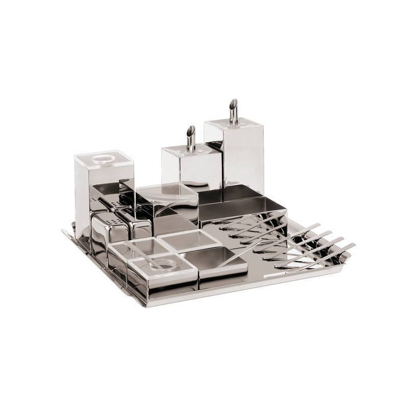 Sambonet Serie Sky Set Sale pepe olio aceto acciaio 19 pz.