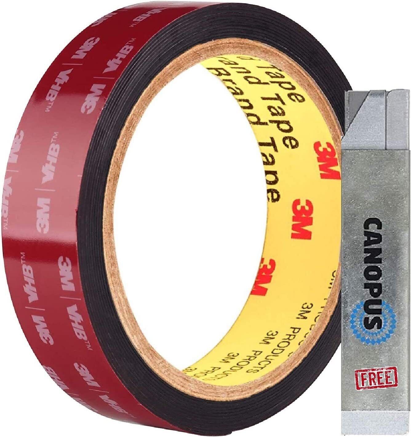 CANOPUS Nastro Biadesivo ExtraForte 5952 (24mm x 2,75m) Impermeabile (P4l)