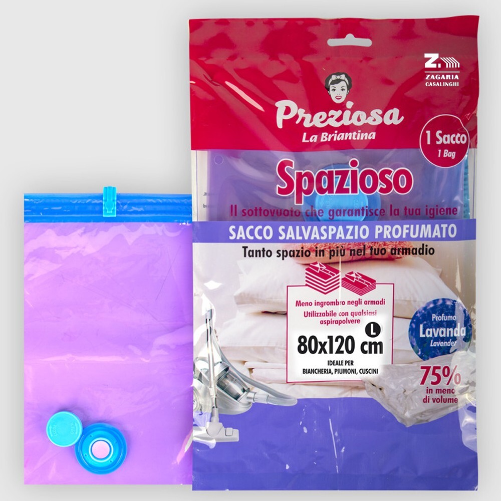 SACCO SPAZIOSO SALVASPAZIO 80X120 CM - LAVANDA