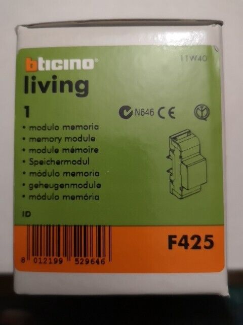 BTICINO F425 MODULO MEMORIA Domotica MYHOME 2 FILI