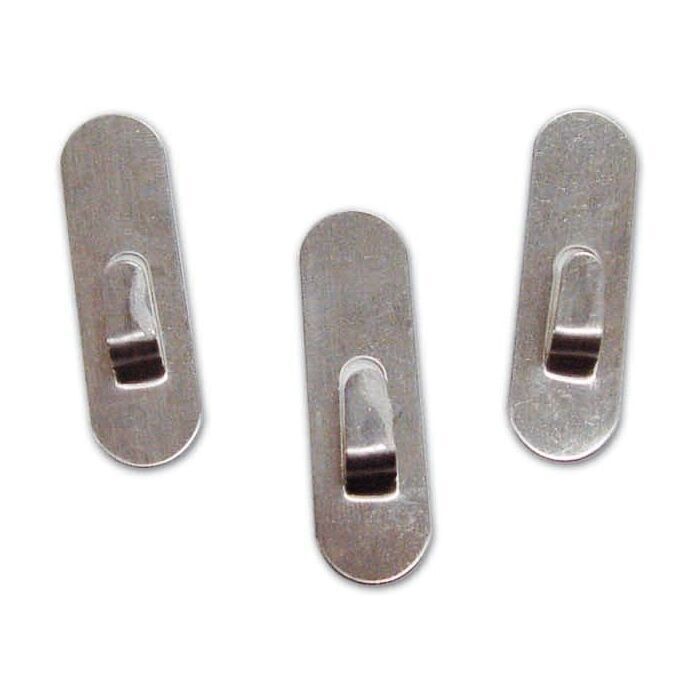 Gancio Autoadesivo in Acciaio Satinato Inox Mini Maurer in blister 4 Pz