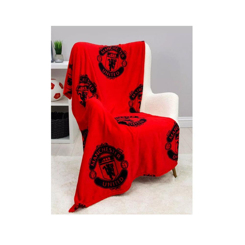 Manchester United F.C.Coperta Football Super Soft Pile Grande Coperta Ufficiale