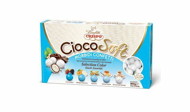 CRISPO CONFETTI CIOCOSOFT CELESTI SFUMATI GUSTI ASSORTITI