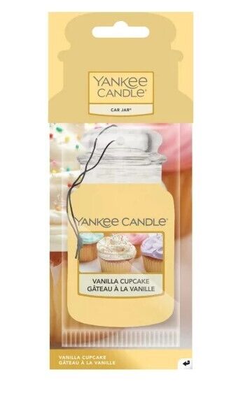 YANKEE CANDLE Car Jar Paper Vanilla Cupcake