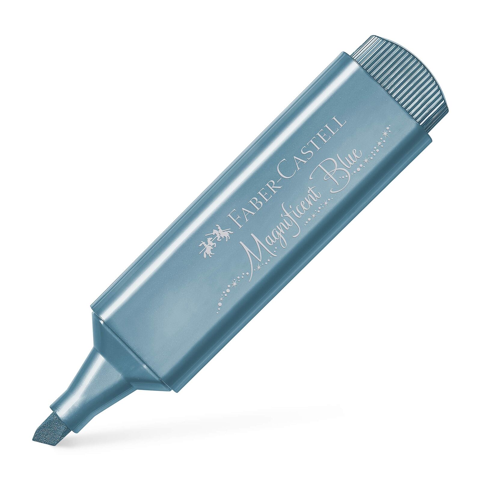 Faber-Castell 154647 – Highlighter TL 46, Metallic Ice Blue, 1 Piece