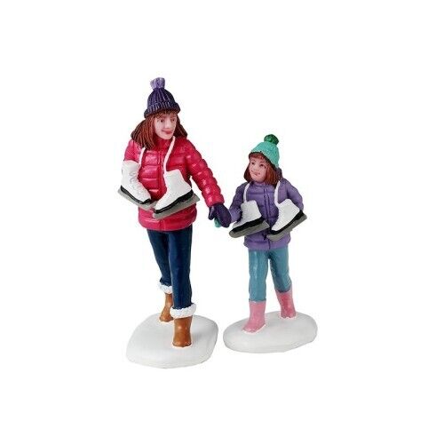 Lemax Villaggio di Natale Skating Sisters 2 pz