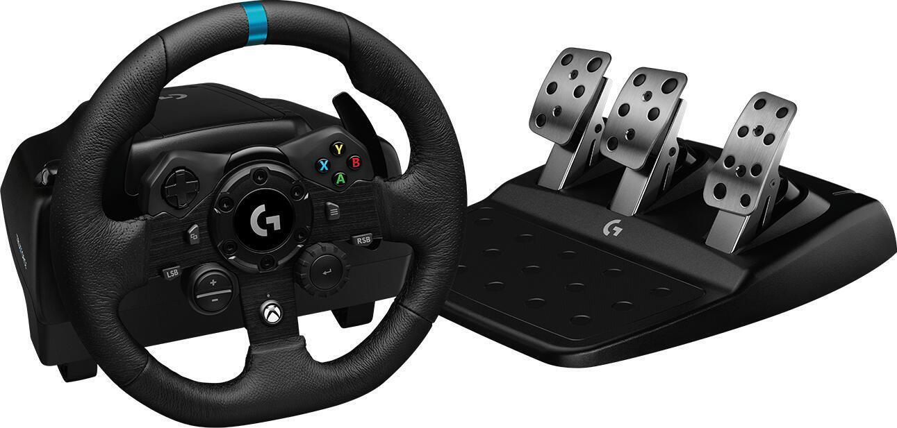 Logitech G G923 Nero USB Sterzo + Pedali PC, Xbox 360 (G923 RACING WHEEL AND PED