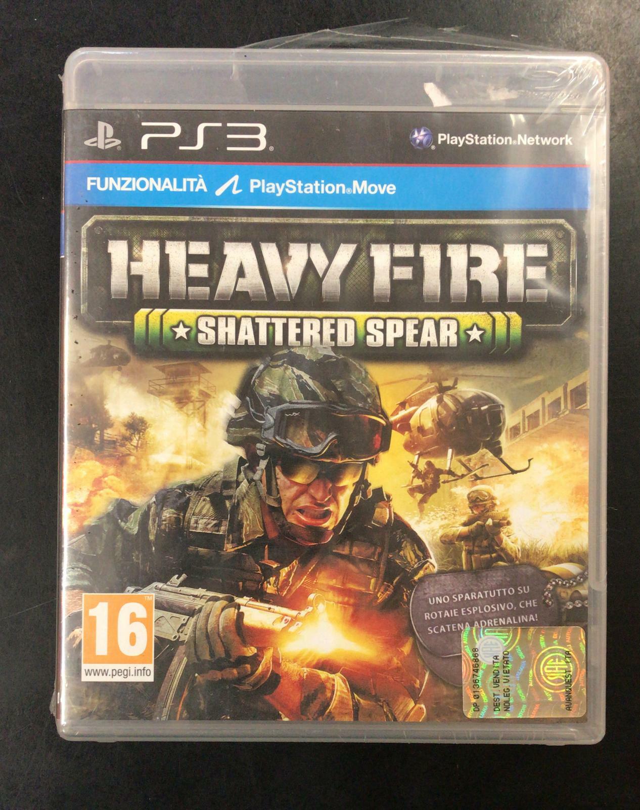 HEAVY FIRE SHATTERED SPEAR NUOVO PS3 ITALIANO MASTIFF PLAYSTATION MOVE
