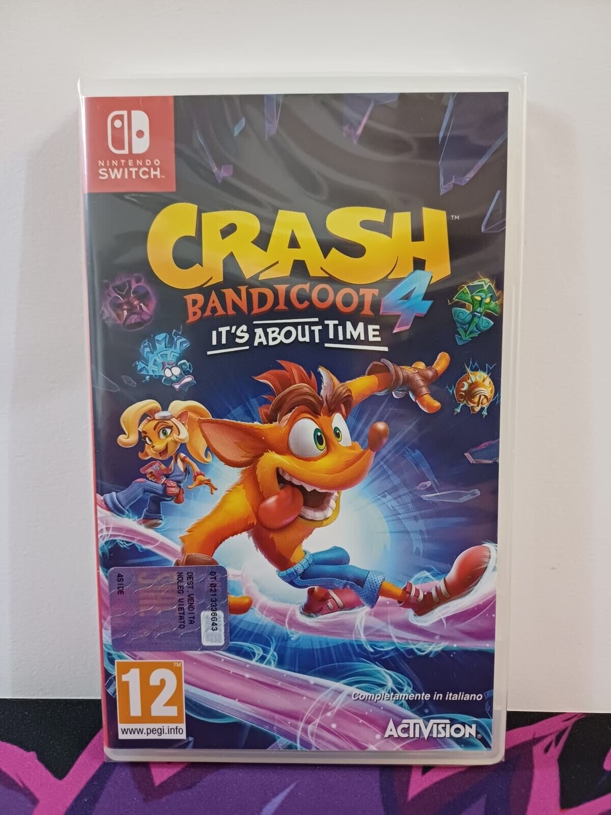 Crash Bandicoot 4 It's About Time Nintendo Switch - Nuovo - Leggere Descrizione