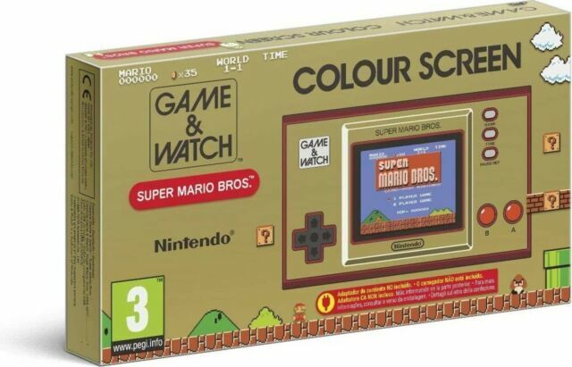 Nintendo Game & Watch Super Mario Console - Beige/Rossa