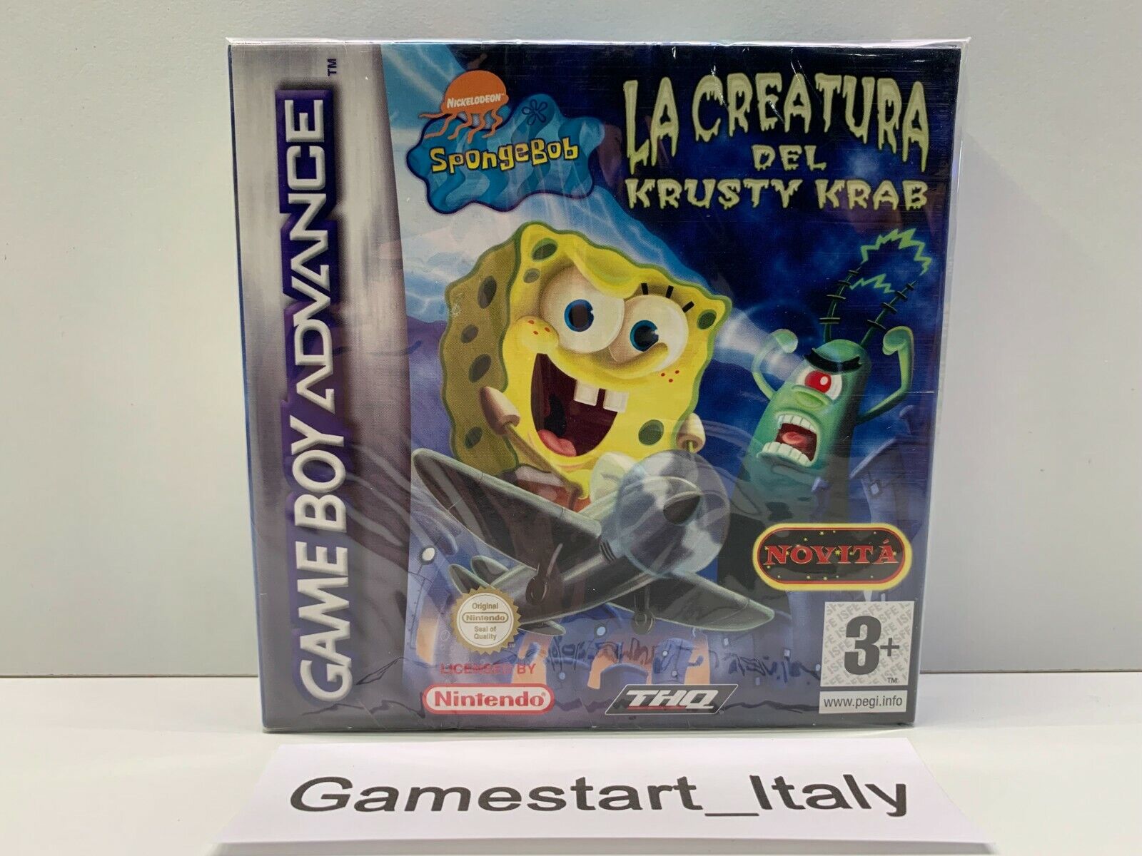 SPONGEBOB LA CREATURA DEL KRUSTY KRAB  - NINTENDO GAME BOY ADVANCE - NUOVO PAL