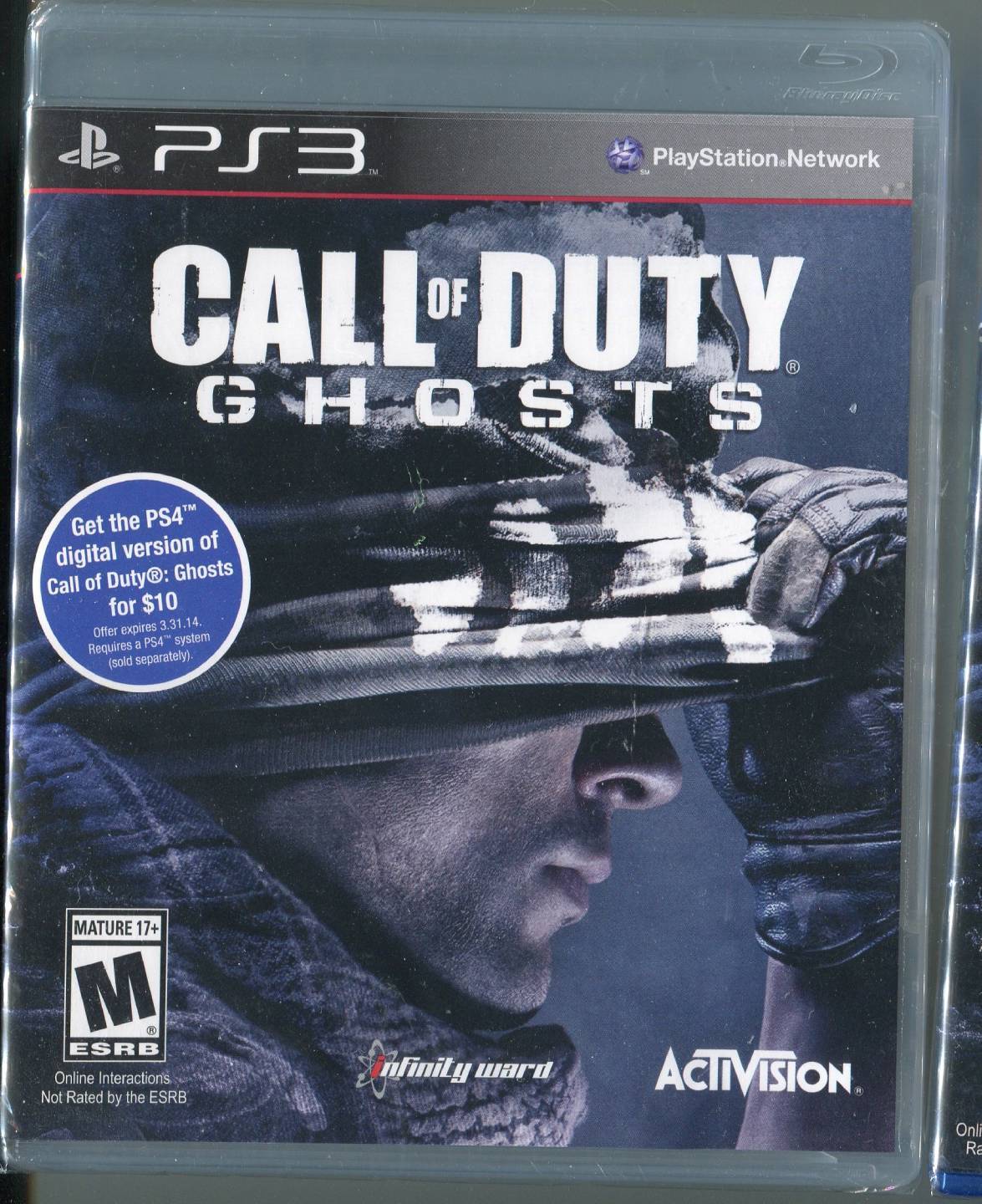 Call Of Duty: Ghosts ( sony PLAYSTATION 3, 2013)