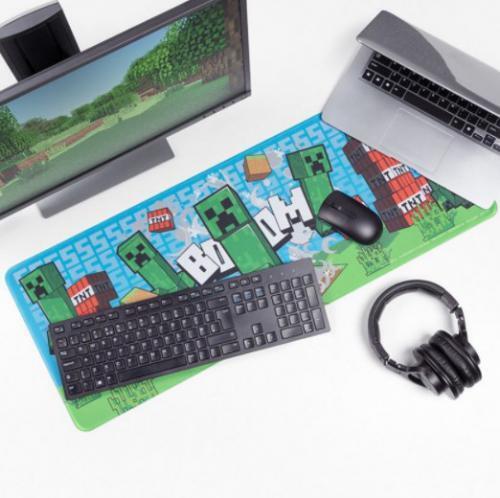 Minecraft Creeper Gaming Desk Mat Mousepad Tappetino Mouse 30x80cm.
