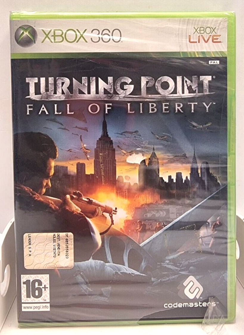 TURNING POINT FALL OF LIBERTY XBOX 360 PAL 1°STAMPA EDIZIONE ITALIANA NUOVO
