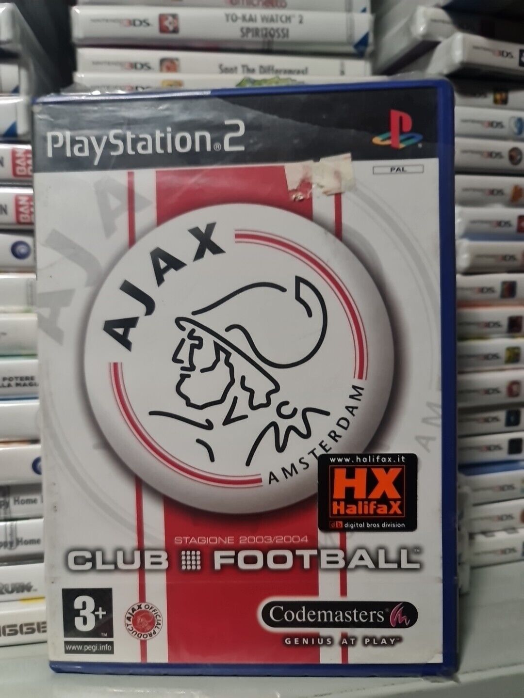 Club Football Ajax Playstation PS2 sigillo rovinato