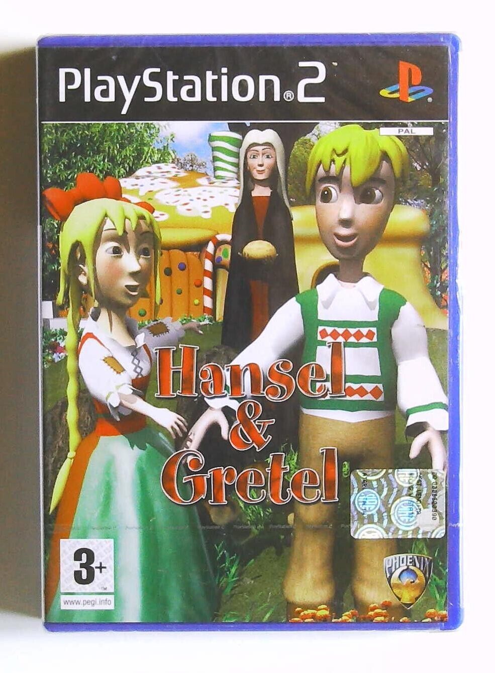 PS2 : HANSEL & GRETEL - Nuovo, sigillato! Da Phoenix Games per PLAYSTATION 2