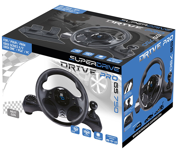 SUPERDRIVE Volante Drive Pro GS 750 PC / PS4 / Xbox ONE SUBSONIC