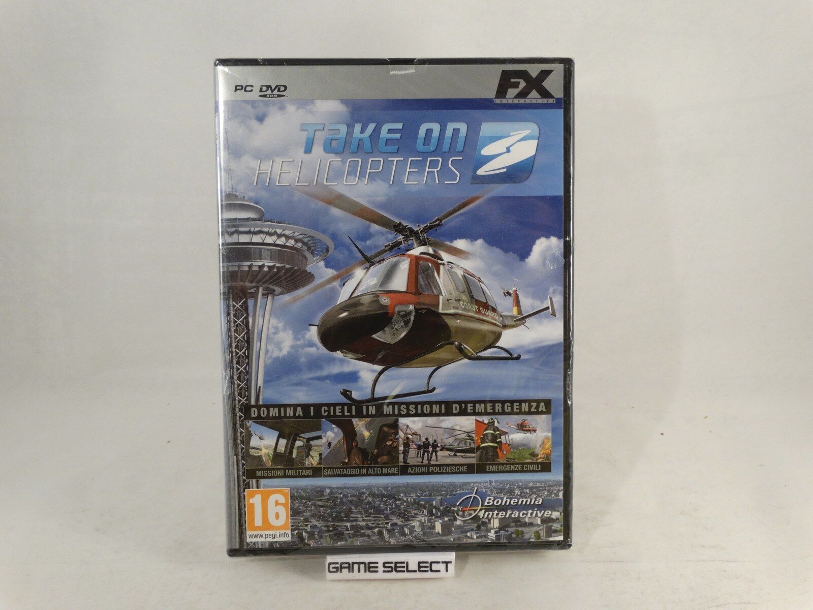 TAKE ON HELICOPTERS PC COMPUTER DVD-ROM FX INTERACTIVE NUOVO SIGILLATO