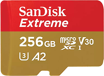 SanDisk Extreme 256 GB MicroSDXC UHS-I Classe 10 (EXTREME MICROSDXC CARD 256 GB
