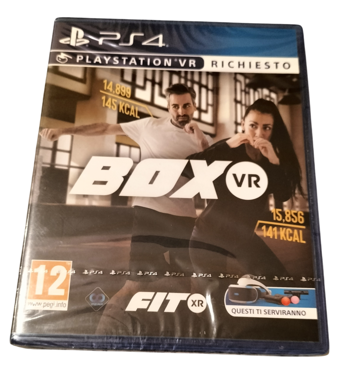 Box Vr PSVR Playstation 4 Ps4 Fitness Boxe Inglese Francese Spagnolo Tedesco New