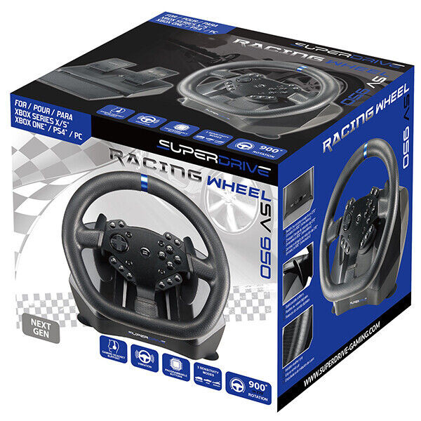 SUPERDRIVE Volante Racing Wheel SV950 PC / PS4 / Xbox ONE SUBSONIC