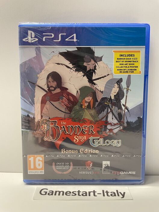 THE BANNER SAGA TRILOGY: BONUS EDITION - SONY PS4 - VIDEOGIOCO NUOVO NEW - PAL