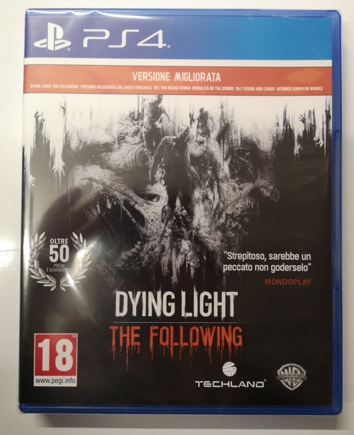 DYING LIGHT THE FOLLOWING PS4 PAL ITA NUOVO DA ESPOSIZIONE NEGOZIO