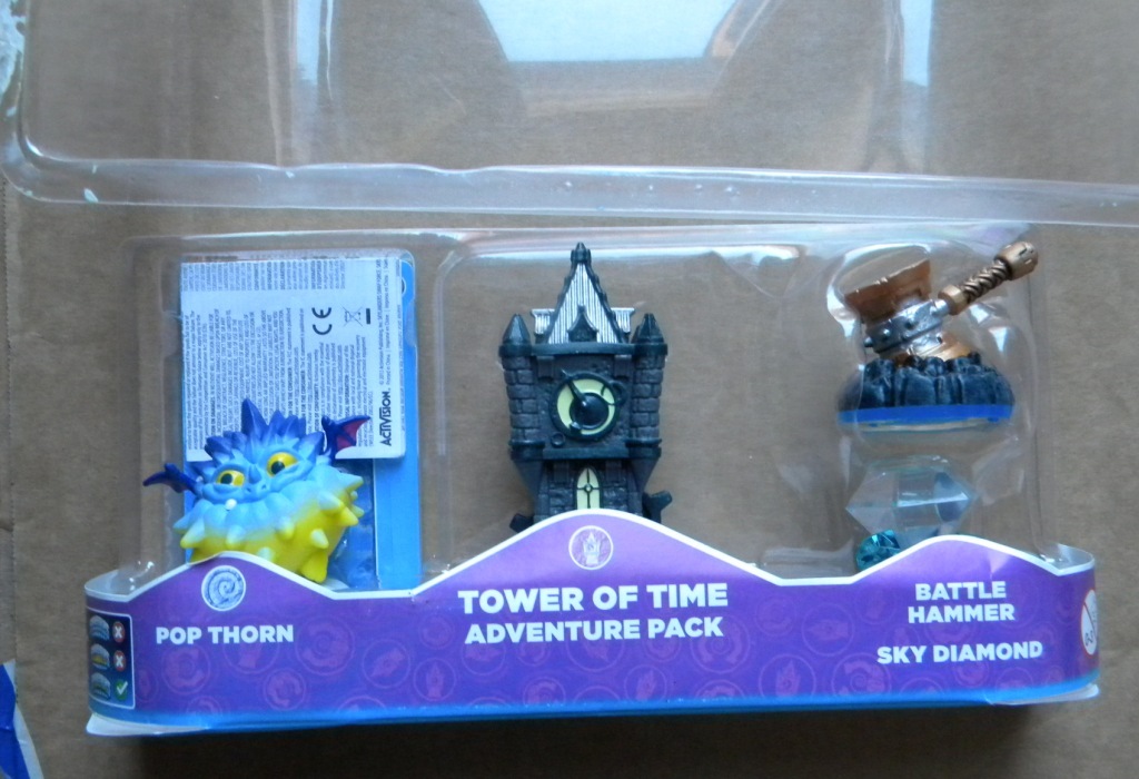 SKYLANDERS TOWER OF TIME ADVENTURE POP THORN BATTLE HAMMER SKY DIAMOND SCOLLATO