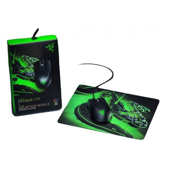 Razer Abyssus Lite Gaming Mouse + Goliathus Mobile Mousepad