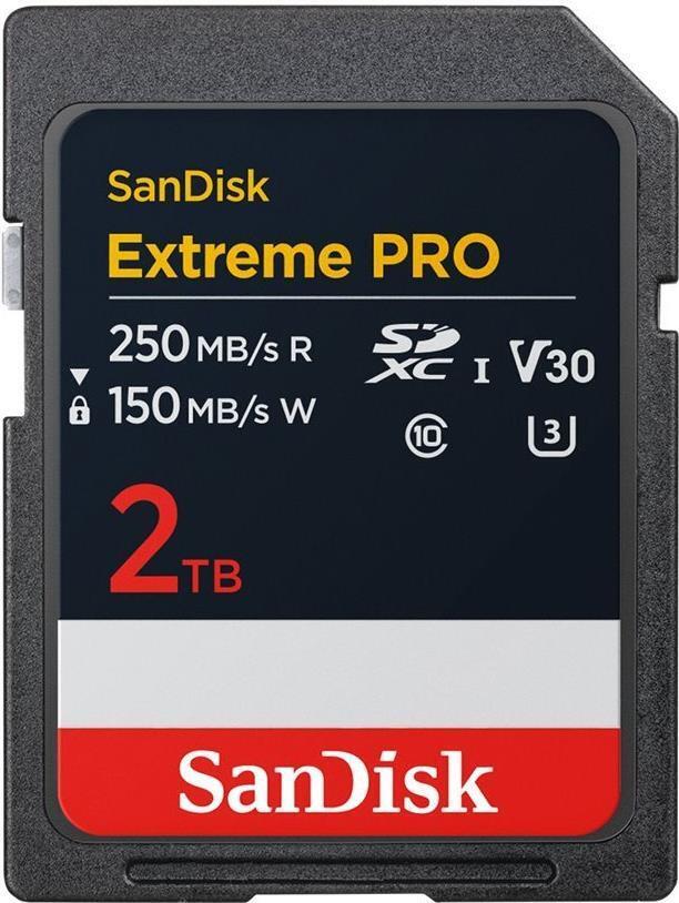 SanDisk Extreme PRO 2 TB SDXC UHS-I Classe 10 (Extreme PRO 2TB SDXC 250MB/s UHS-