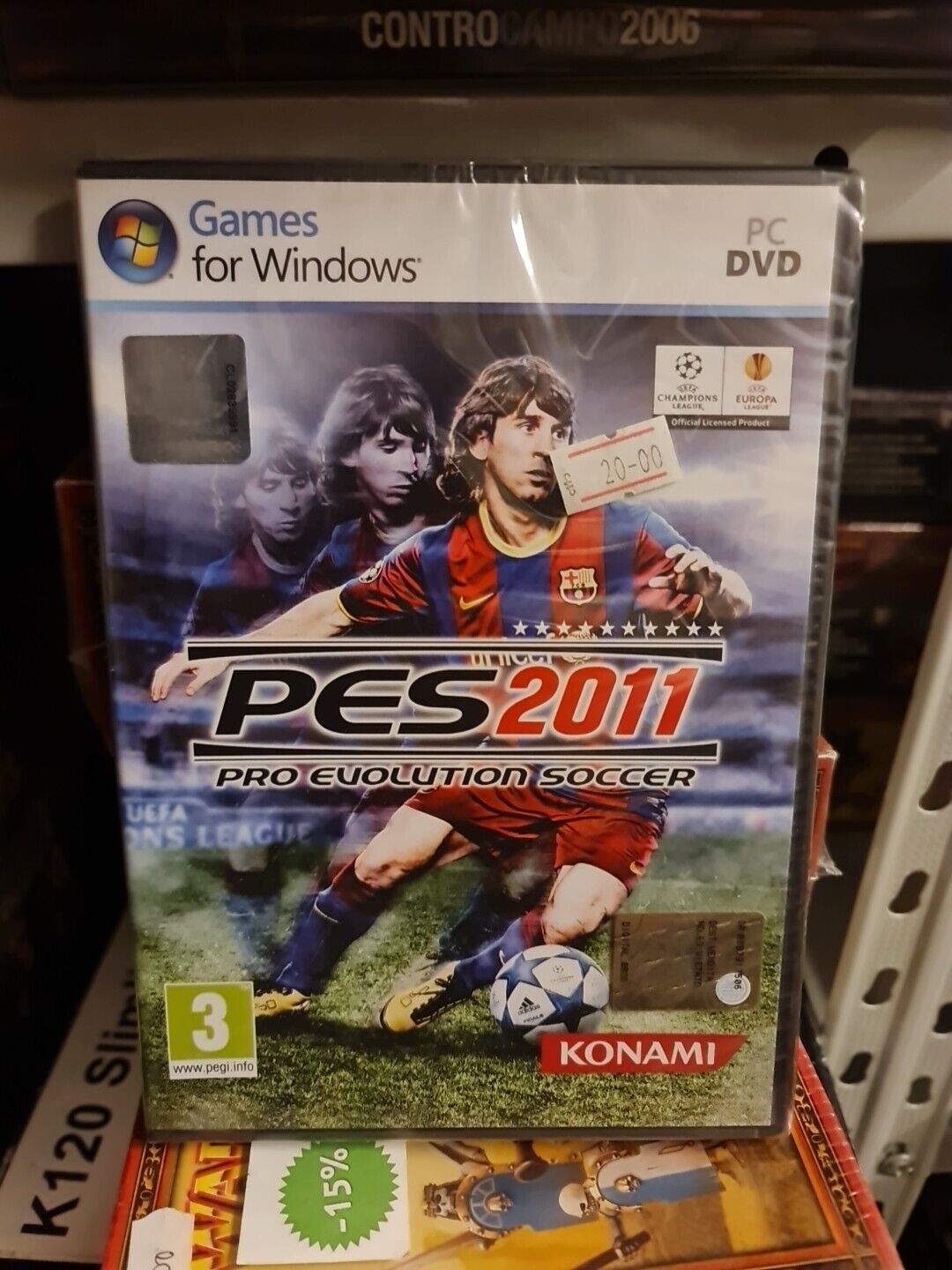PRO EVOLUTION SOCCER 2011 PES 11 GIOCO NUOVO ITA PC DVD