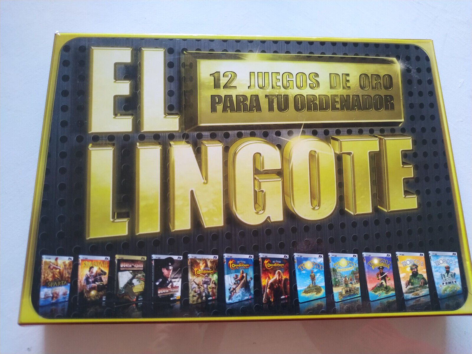 El lingote 12 X juegos PC Dvd-rom Drakensang Tropico Death To Spies Nuovo Am