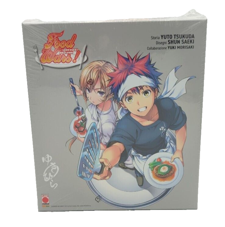 Food Wars Cofanetto Deluxe (Vol. 1 Variant + 2 Variant + Gadget) Lucca Comics 24