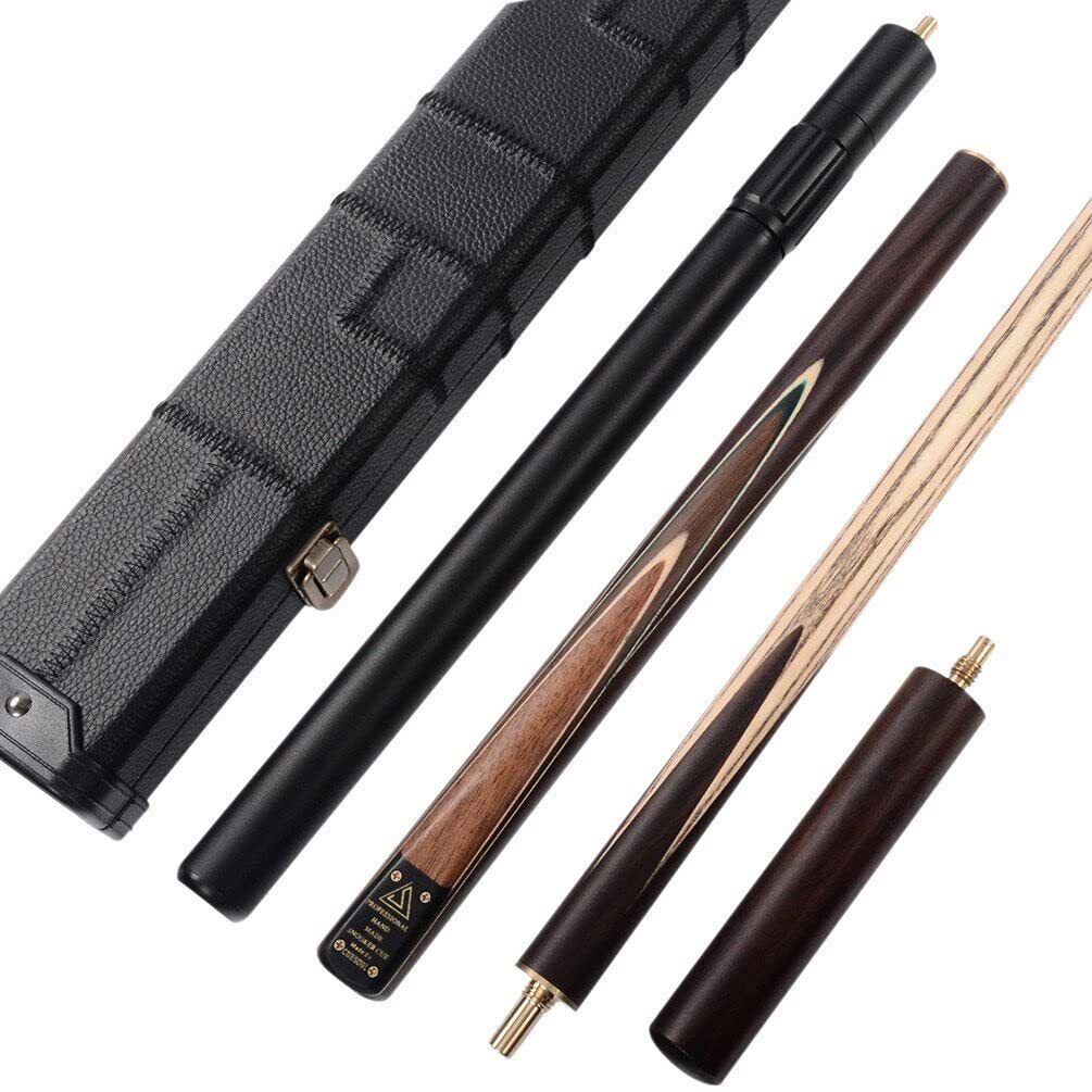 CUESOUL Classic Handmade 57 inch Rosewood 3/4 Pezzo Snooker Cue con Cassa Ner...