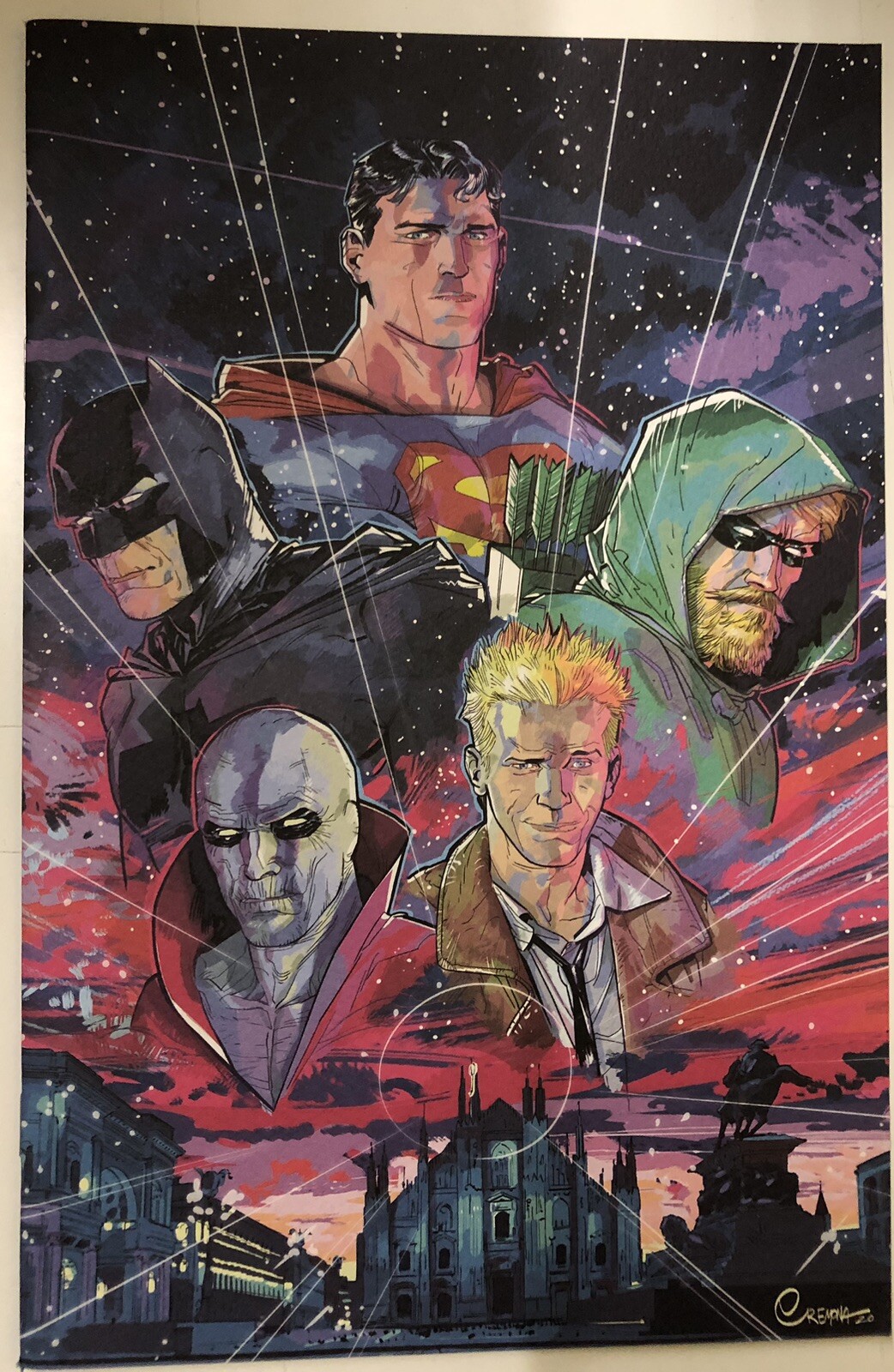 DC Crossover 1 - MUSEUM EDITION - Variant DC Panini Matteo Cremona Milano  Duomo