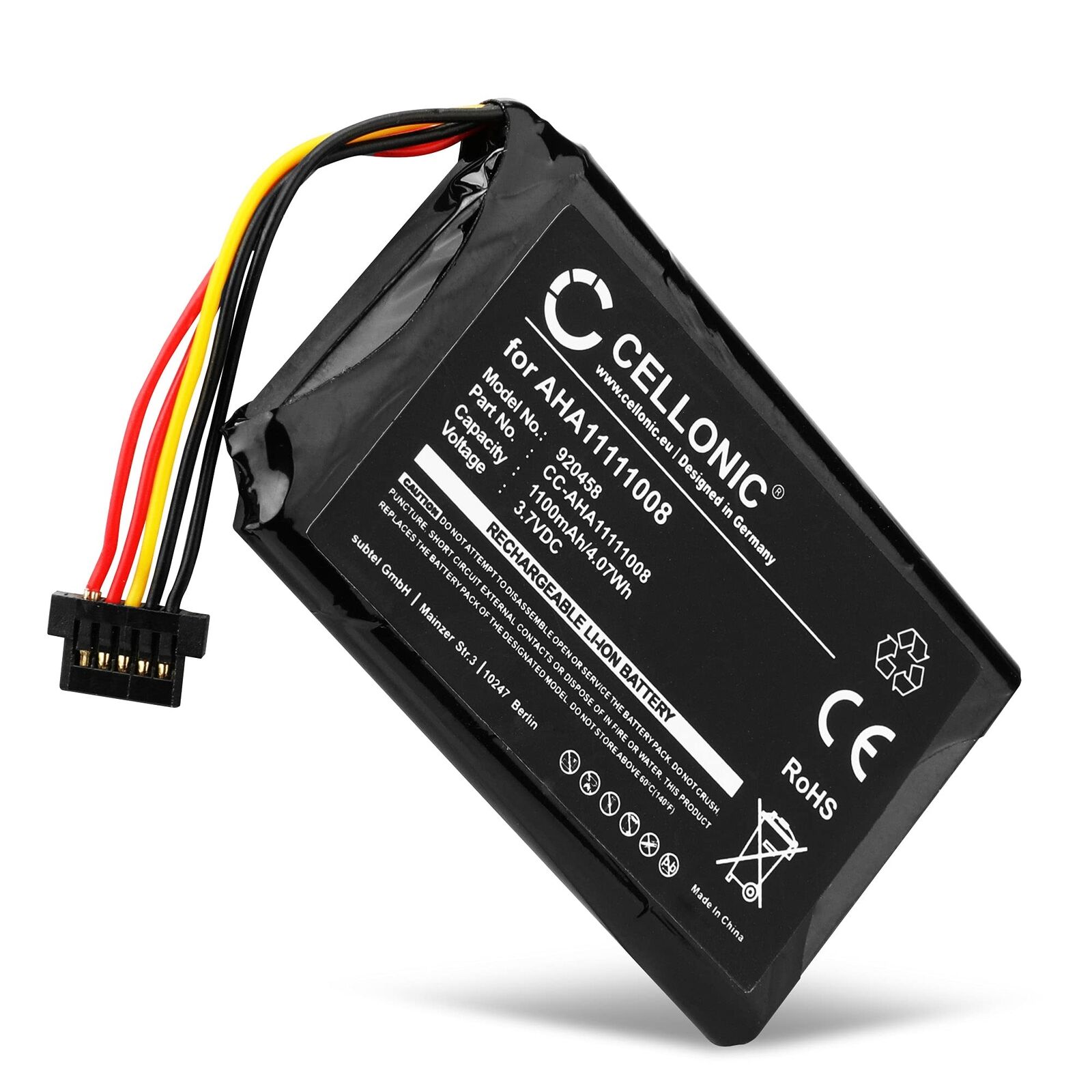 CELLONIC® Batteria AHA11111008 VFAD VF6P Compatibile con Tomtom Go 6200 Go 61...