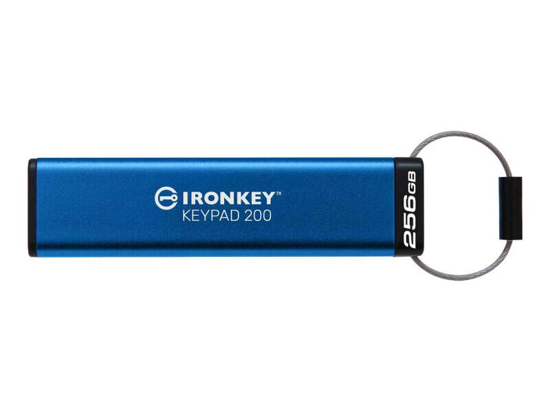 Kingston Technology IronKey Keypad 200 da 256 GB FIPS 140-3 livello 3 in fase di