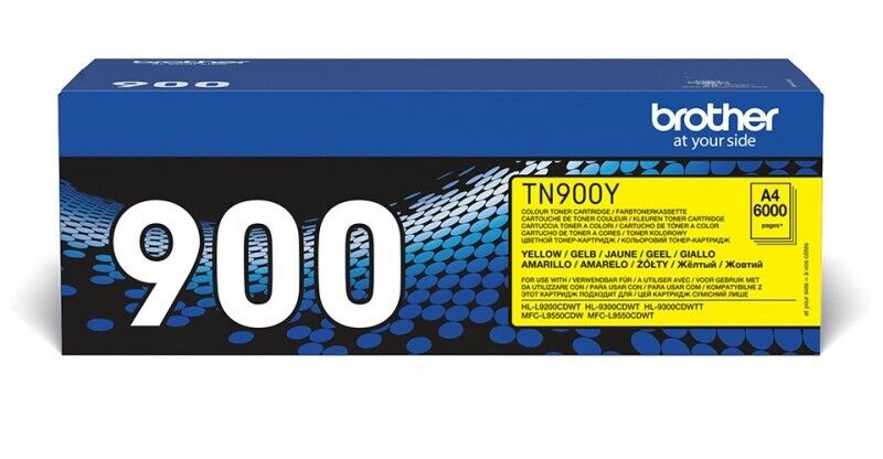 ORIGINALE Brother TN-900Y (6000 pagine) TONER GIALLO TN900Y